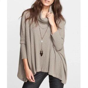 Free People World Traveler Open Back Top in Tan